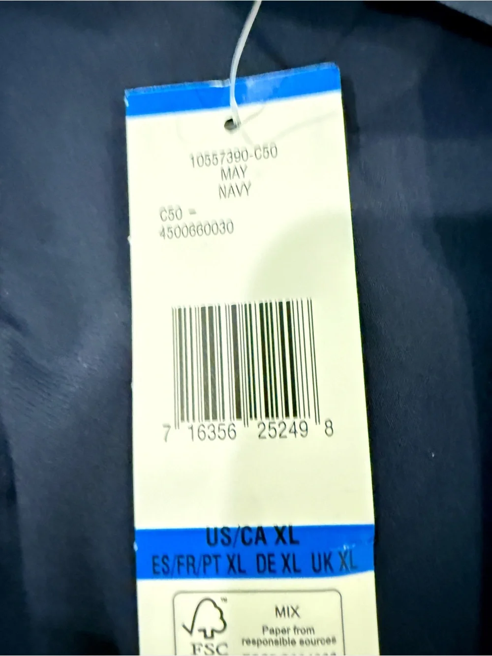 Jones New York Navy Maxi Skirt